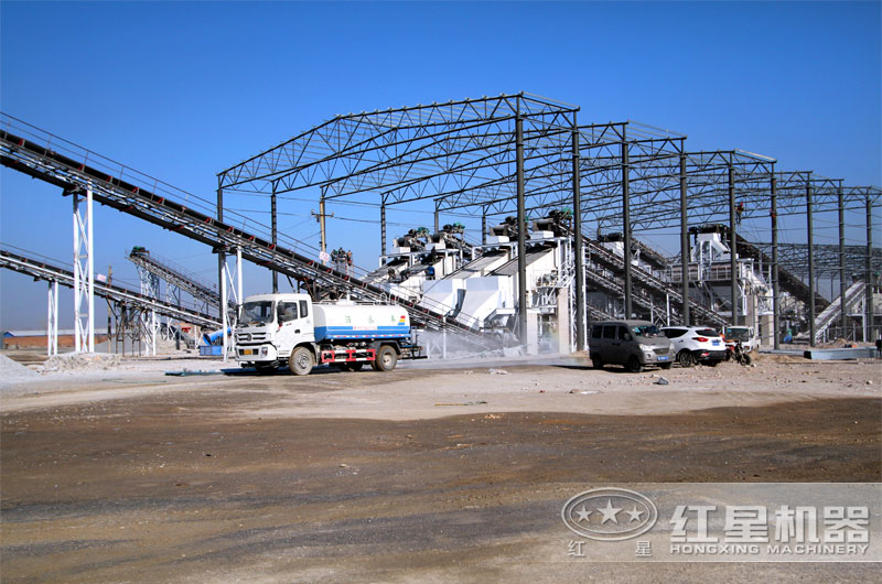 河北客戶日產萬噸石子加工廠