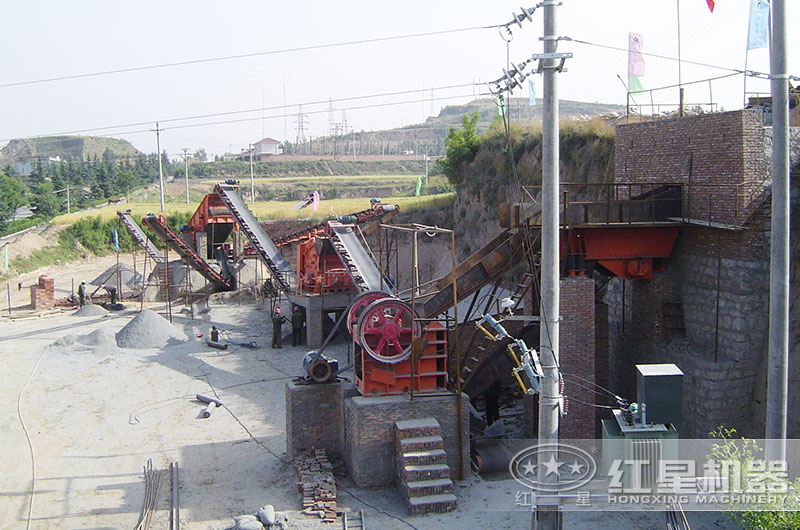 時產300噸建筑石子生產線